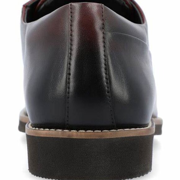 Thomas & Vine Men\'s Odin Bordeaux Leather Oxfords Dress Shoes